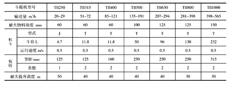 塊煤垂直斗式提升機