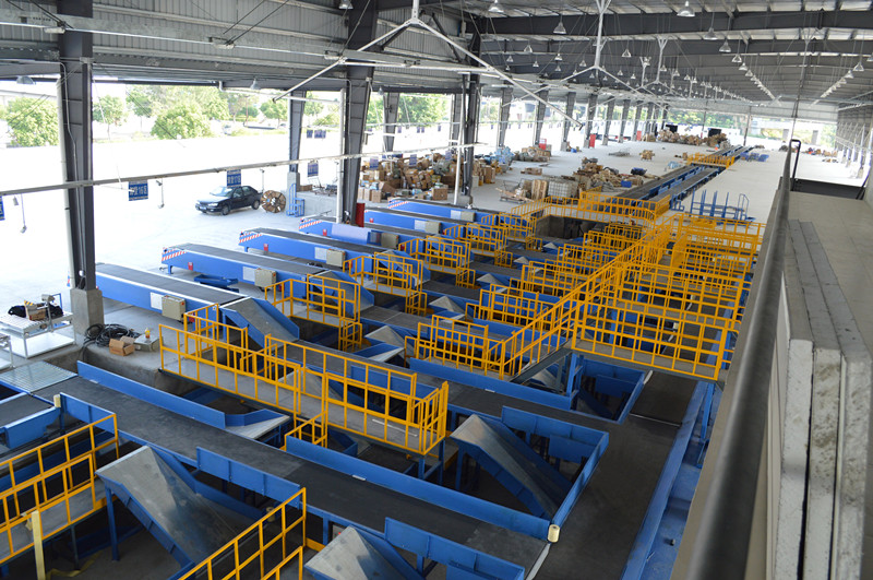 自動分揀鏈板輸送機 自動分揀鏈板輸送機