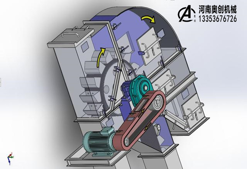 斗式提升機機頭運轉圖 斗式提升機機頭運轉圖